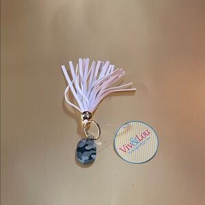Camo Keychain with Tassel